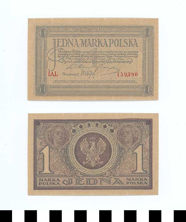 Thumbnail of Bank Note: Poland, 1 Marka (1992.23.1890)