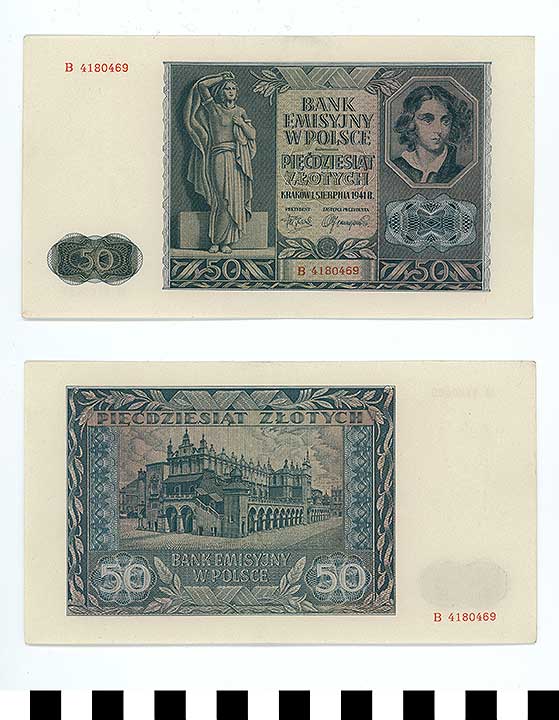 Thumbnail of Bank Note: Poland, 50 Zlotych (1992.23.1905)