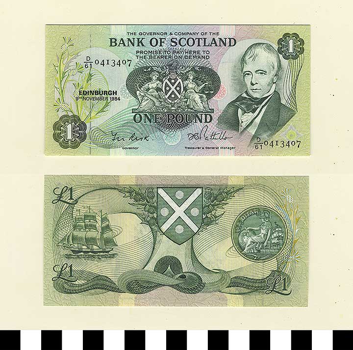 Thumbnail of Scotland Bank Note: One Pound (1992.23.2065)
