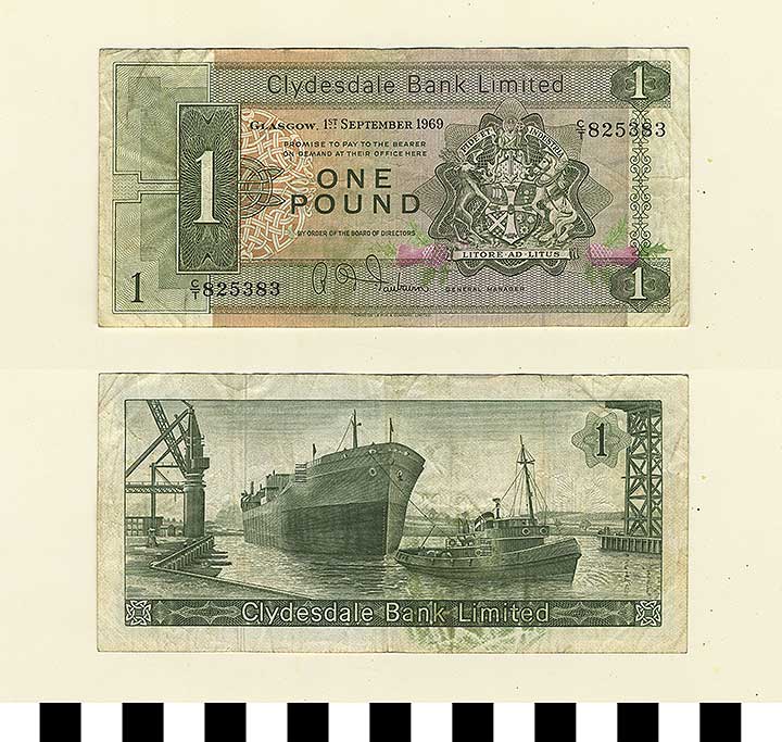 Thumbnail of Scotland Bank Note: 1 Pound (1992.23.2066)