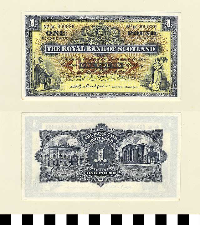 Thumbnail of Scotland Bank Note: 1 Pound (1992.23.2072)