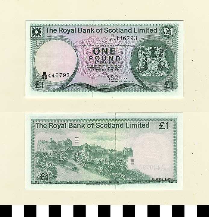 Thumbnail of Scotland Bank Note: 1 Pound  (1992.23.2079)