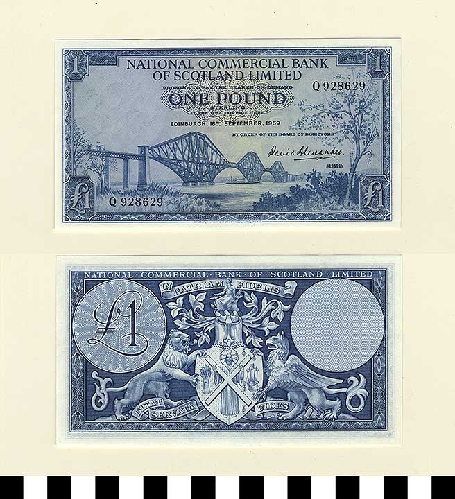 Thumbnail of Scotland Bank Note: 1 Pound (1992.23.2084)