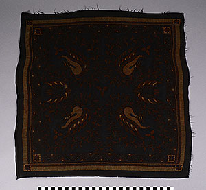 Thumbnail of Batik Textile Fragment, Table Covering or Pillowcase (1993.18.0032)