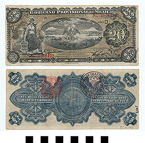 Thumbnail of Bank Note: Mexico, 20 Pesos (1993.18.0142)