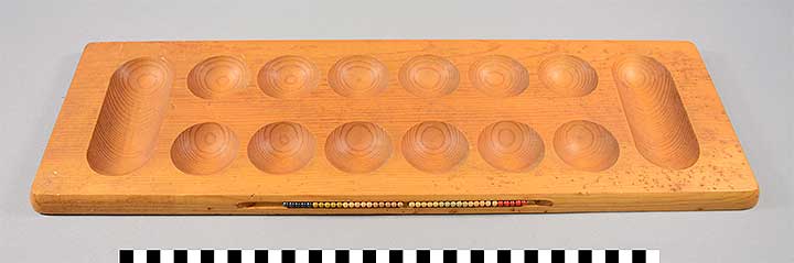 Thumbnail of Reproduction of Mancala, Kalah Game Board (1995.17.0007)