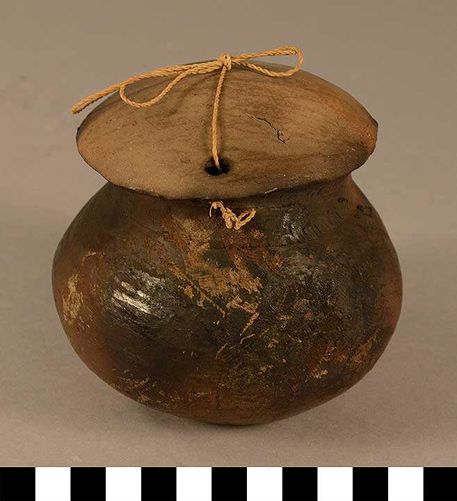 Thumbnail of Lidded Black Ware Jar (1997.15.0065)