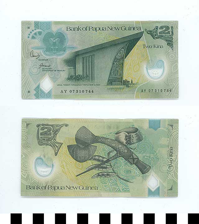Thumbnail of Bank Note: Papua New Guinea, 2 Kina (2008.18.0004)