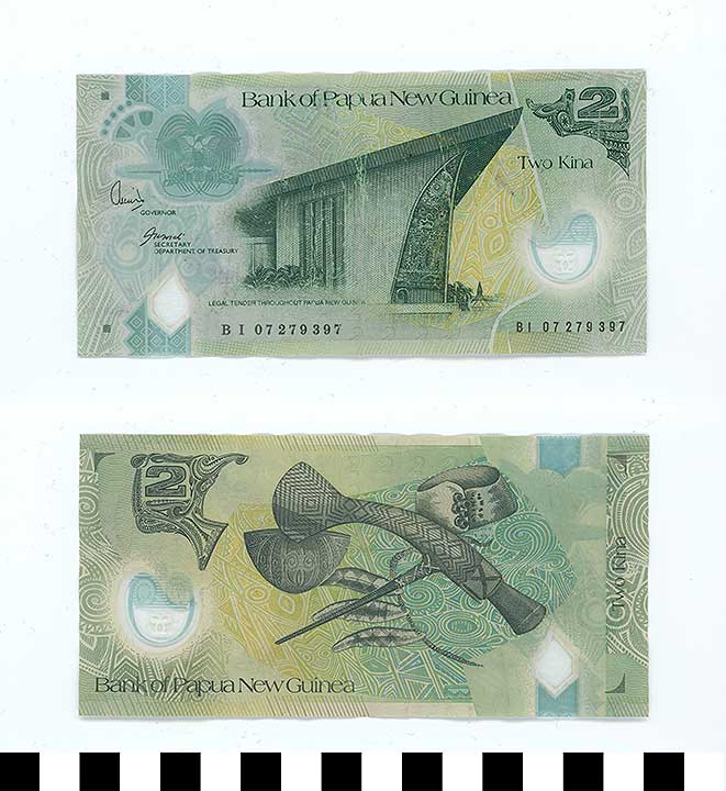 Thumbnail of Bank Note: Papua New Guinea, 2 Kina (2008.18.0005)