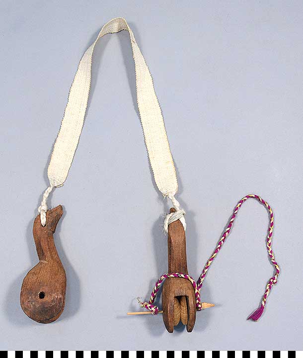 Thumbnail of Weaving Pulleys Pair:  Bird (2012.08.0018A)