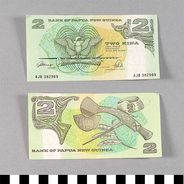 Thumbnail of Bank Note: Papua New Guinea, 2 Kina (2016.03.0013)