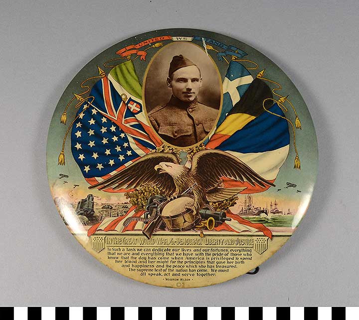 Thumbnail of Patriotic Montage and Sepia Photo  (2017.06.0037)