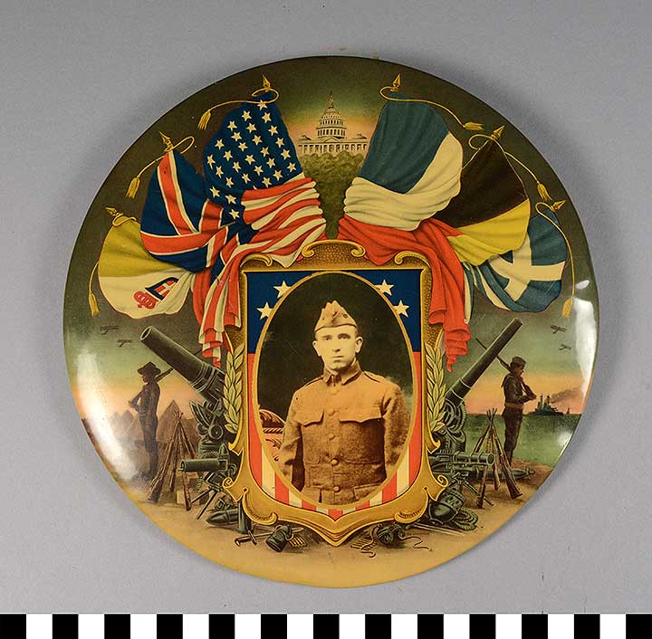 Thumbnail of Patriotic Montage and Sepia Photo (2017.06.0038)