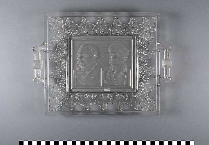 Thumbnail of Commemorative Tray: Cleveland-Hendrick (2017.06.0101)