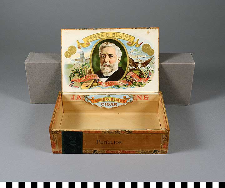 Thumbnail of James G. Blaine Cigar Box (2017.06.0103)