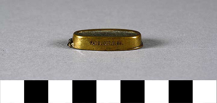 Thumbnail of Match Safe Lid: Benjamin Harrison (2017.06.0110B)