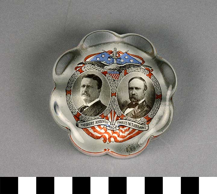 Thumbnail of Paperweight: Roosevelt and Fairbanks (2017.06.0165)