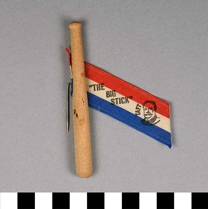 Thumbnail of Lapel Pin: The Big Stick (2017.06.0174)