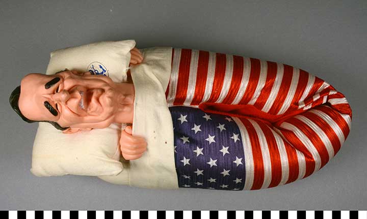 Thumbnail of Slipper: George Bush (2017.06.0233A)