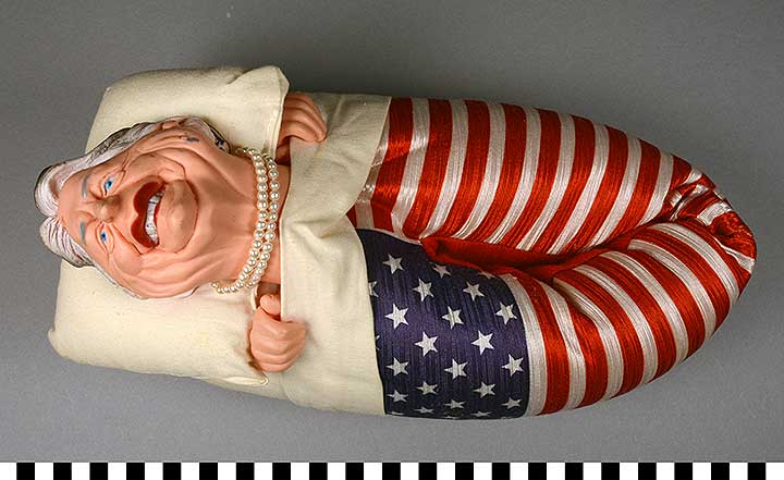Thumbnail of Slipper: Barbara Bush (2017.06.0233B)
