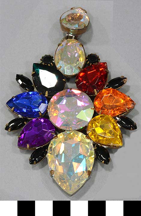 Thumbnail of Pride Dress Costume: Pair of Rainbow Earrings (2022.06.0002A)