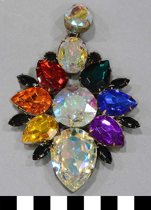 Thumbnail of Pride Dress Costume: Pair of Rainbow Earrings (2022.06.0002B)
