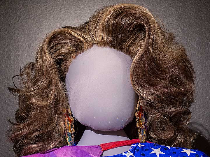 Thumbnail of Pride Dress Costume: Wig (2022.06.0003)