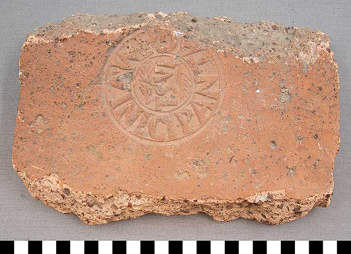 Thumbnail of Stamped Brick Fragment (1921.01.0002)