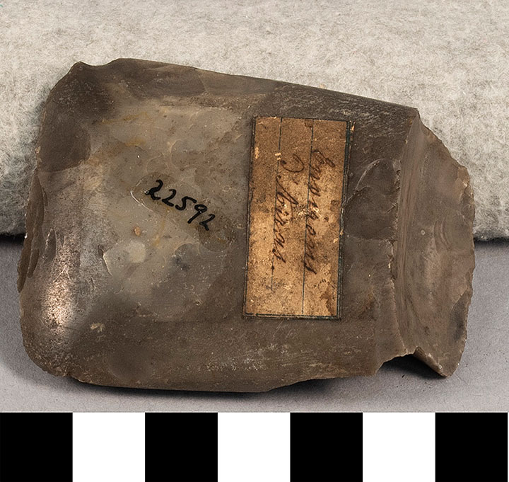 Thumbnail of Stone Tool: Axe Blank Fragment (1924.02.0796)