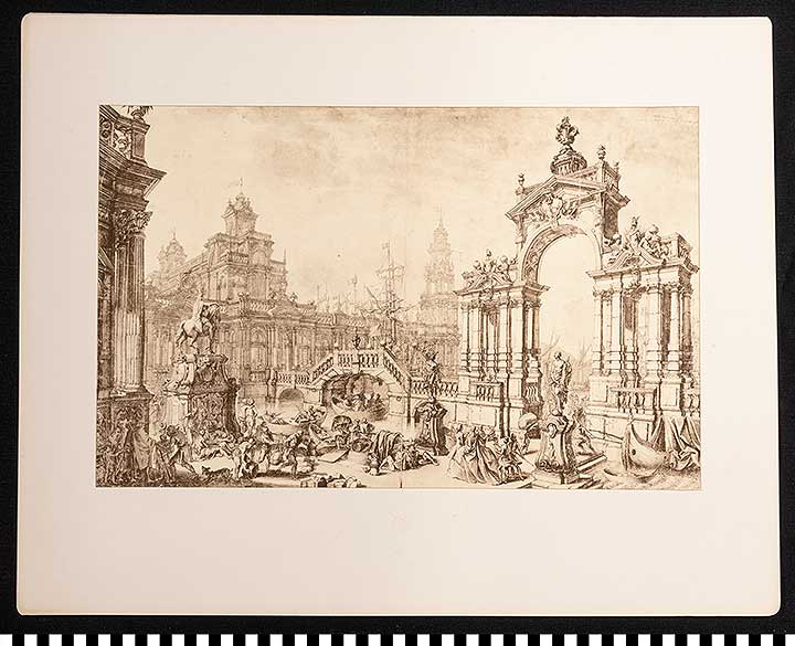 Thumbnail of Folio: Denkmaler des Theatres/II. Mappe (Volume 2), Plate VI (1927.12.0002I)