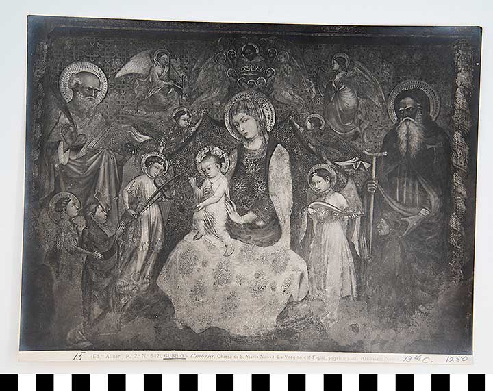 Thumbnail of Print: La Vergine col Figlio, Angeli e Santi (1949.15.0021)