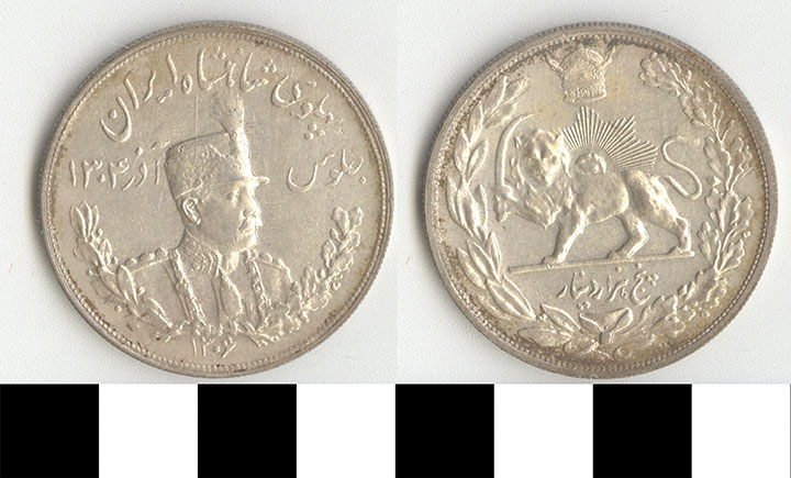 Thumbnail of Coin: Persia, 5 Kran (1971.15.0438)