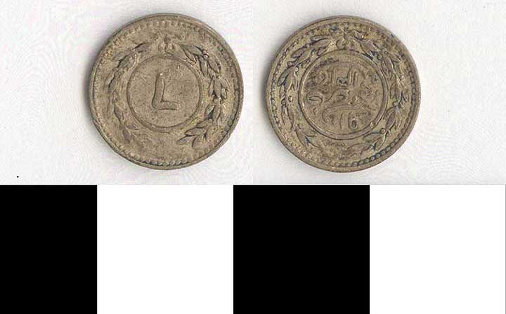 Thumbnail of Coin: Yemen, Tarim billon 6 (1971.15.2503)