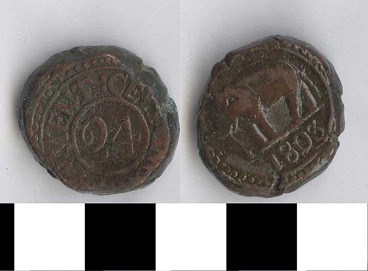Thumbnail of Coin: Sri Lanka, 1/24 RD (1971.15.2653)