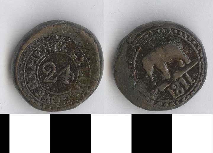 Thumbnail of Coin: Sri Lanka, 1/24 RD (1971.15.2654)