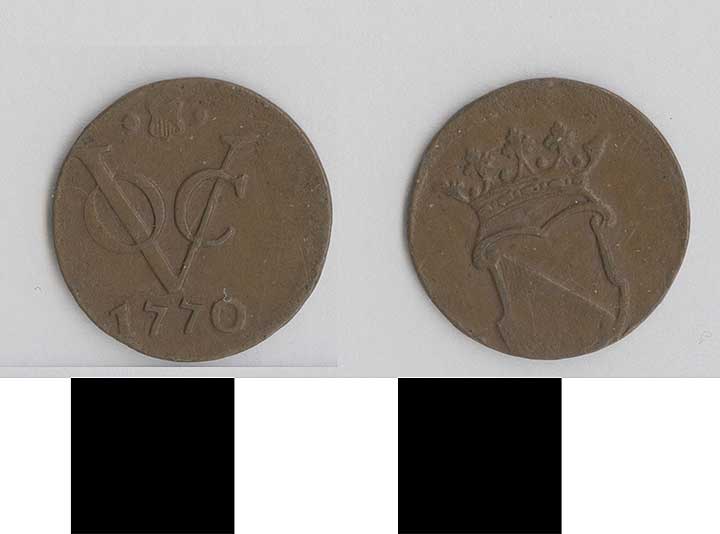 Thumbnail of Coin: Indonesia, 1/2 Duit (1971.15.2991)