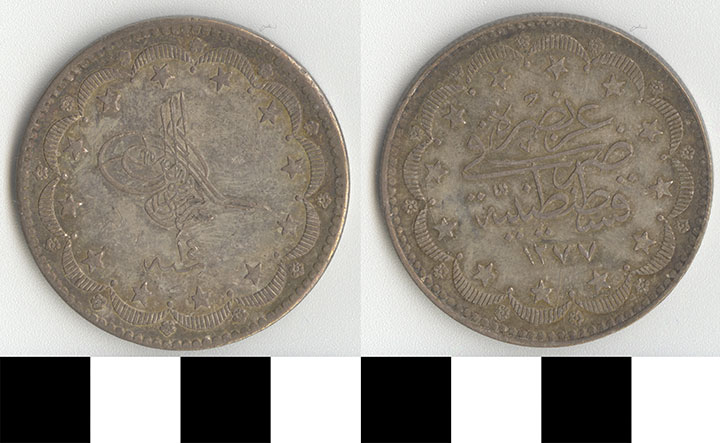 Thumbnail of Coin: Turkey, 20 Kurush (1971.15.3072)