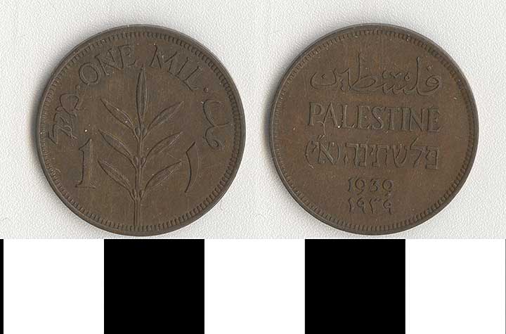 Thumbnail of Coin: Palestine, 1 Mil (1971.15.3097)