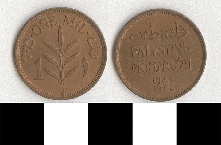 Thumbnail of Coin: Palestine, 1 Mil (1971.15.3102)