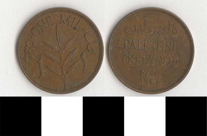 Thumbnail of Coin: Palestine, 1 Mil (1971.15.3103)