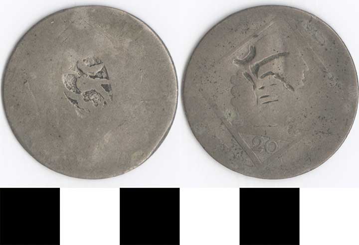 Thumbnail of Coin: Bavaria, 20 Kreuzer (1971.15.3299)