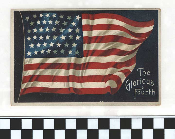 Thumbnail of Postcard: "The Glorious Fourth" (1972.21.0256)