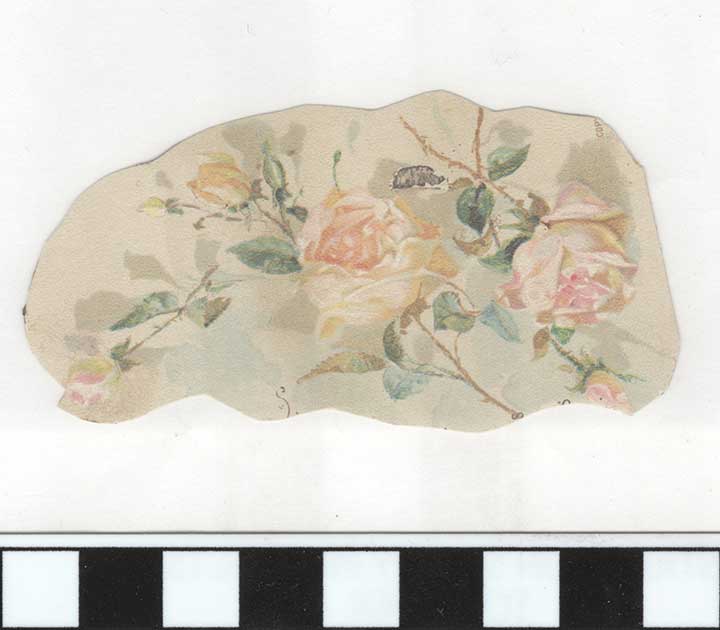 Thumbnail of Card Cut-Out of Flowers (1972.21.0270)