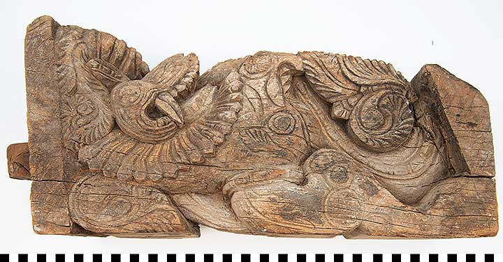 Thumbnail of Temple Cornice Figure: Yali Mythical Creature (1987.16.0002)