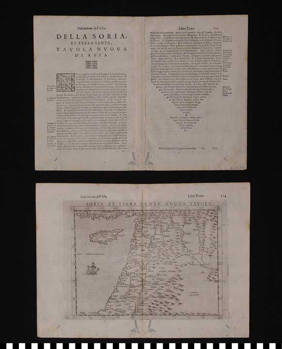 Thumbnail of Map: Soria et Terra Santa Nuova Tavola (1988.07.0028)