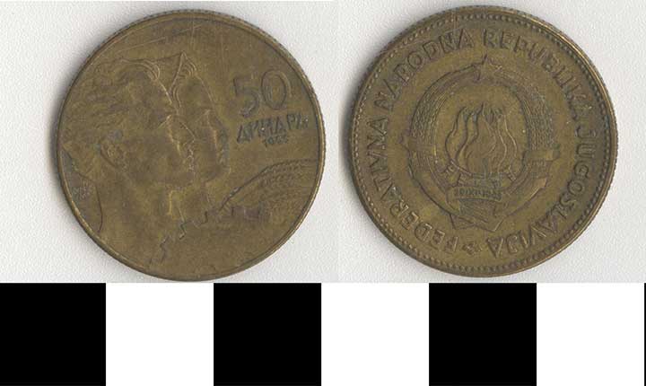 Thumbnail of Coin: Yugoslavia, 50 Dinara (1998.03.0003)