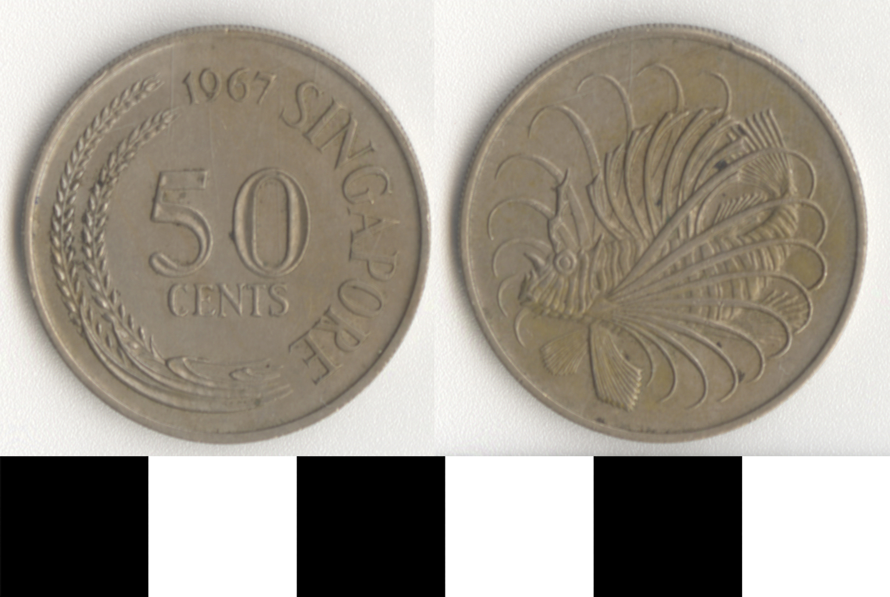 Thumbnail of Coin: Singapore, 50 Cents (1998.03.0028)
