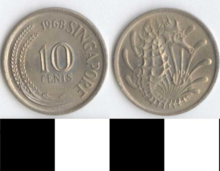 Thumbnail of Coin: Singapore, 10 Cents (1998.03.0030)