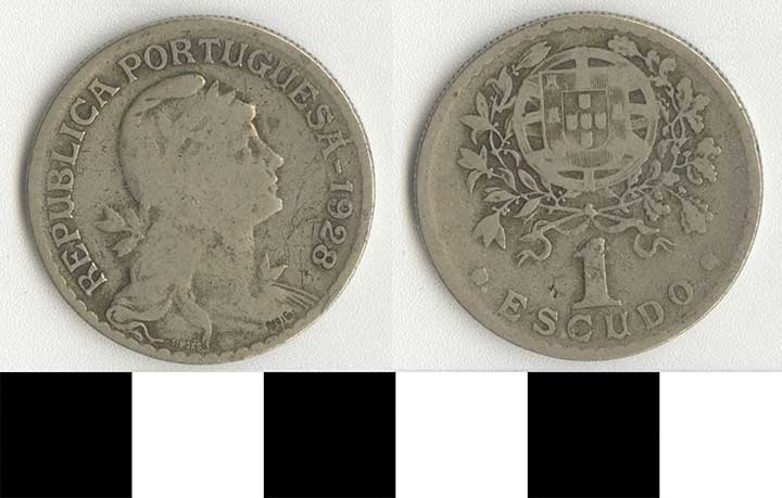 Thumbnail of Coin: Portuguese Republic, 1 Escudo (1998.03.0043)
