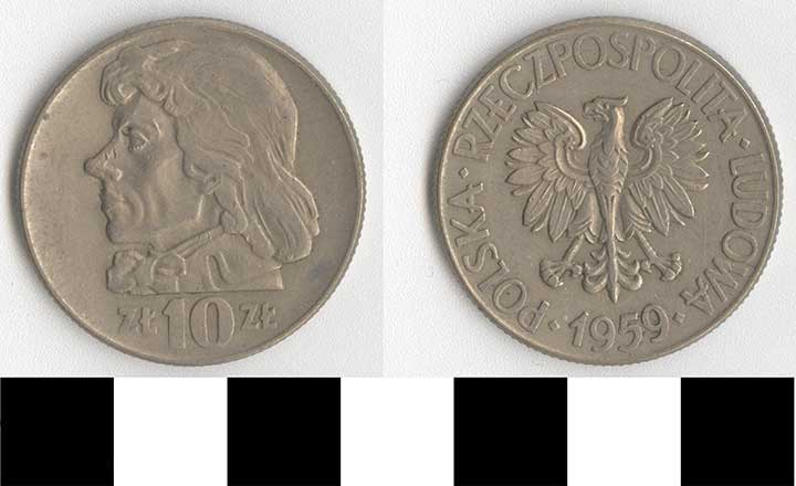 Thumbnail of Coin: Poland, 10 Zlotys (1998.03.0057)